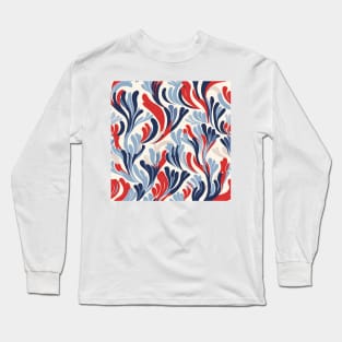 Patriotic 4th of July Pattern 7 Long Sleeve T-Shirt